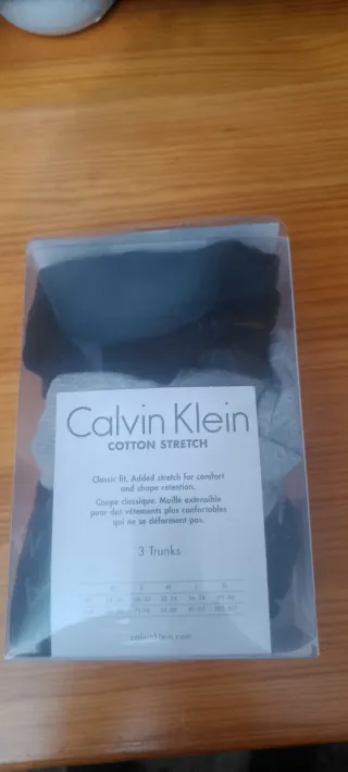 Pack 3 Calzoncillos Calvin Klein Talla L