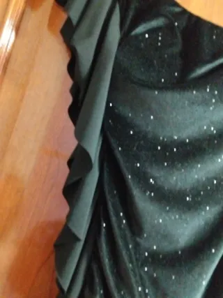 Vestido fiesta negro lentejuelas