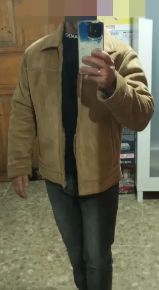 Chaqueta Camel Ante