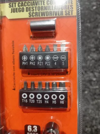 Juego Destornillador Flexible 23 Pz Emipro