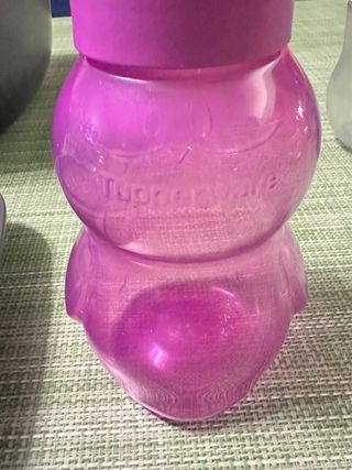 Borraccia Tupperware ecokids pinguino viola