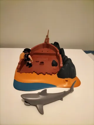 Despiece Pirata Playmobil Barco Tiburón Cocodrilo