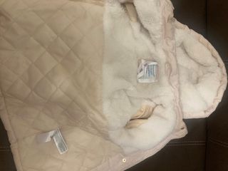 Abrigo niña blanco 6/7 años