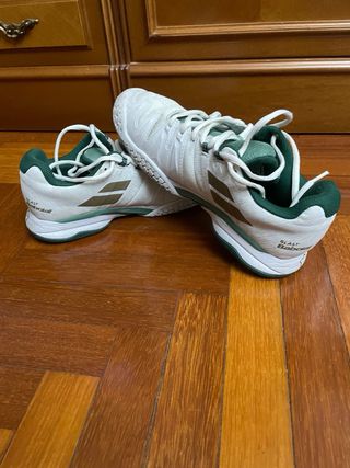 Zapatillas Babolat Blancas y Verdes