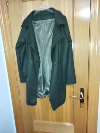 Abrigo verde oscuro