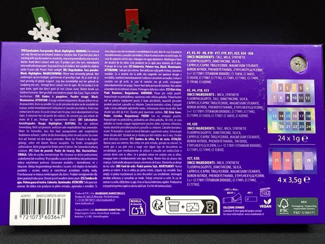 Paleta de Maquillaje FABFACTORY Purple Seduction