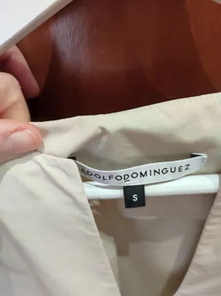 Camisa Adolfo Dominguez Beige talla 40