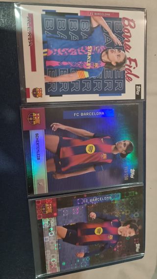 8 cartas FC Barcelona (1 numerada) aitana-putellas