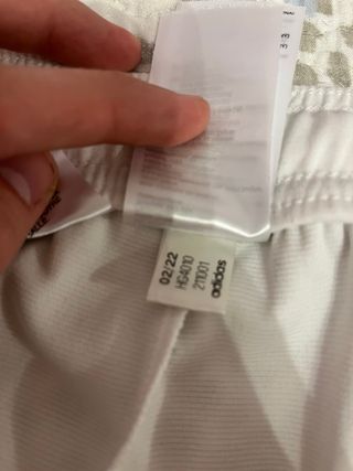 Pantalones Adidas Real Madrid Blancos