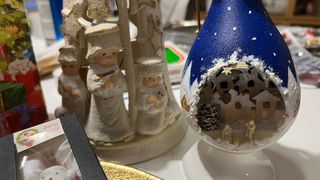 Set Regalo Natale Ceramica Multicolore