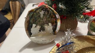 Set Regalo Natale Ceramica Multicolore