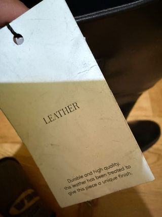 Botas de piel de bovino negras