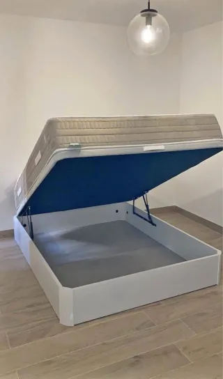 Canapé abatible con colchón