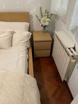 Mesita de Noche Ikea Malm Madera