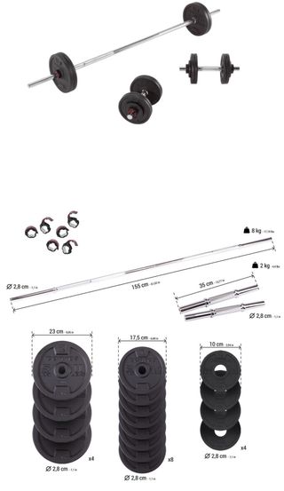 Kit Mancuerne e Bilancieri Palestra