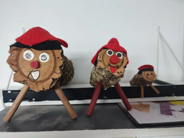 Figuras Navideñas de Troncos