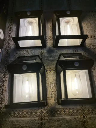 4 Lampade Solari Nuove
