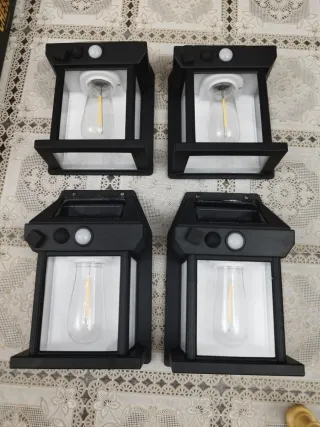 4 Lampade Solari Nuove