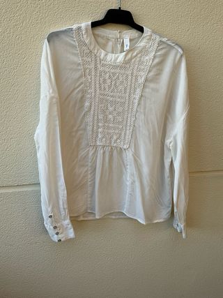 Blusa Encaje Mango M