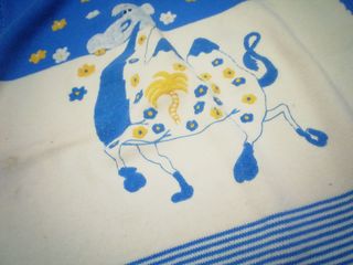 Copertina scialle lana culla