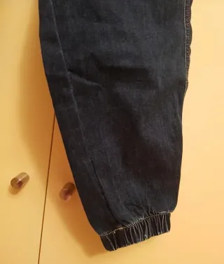 Pantalón cargo vaquero azul marino T.XS