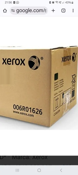 Toner Xerox Versant 006R01626 Nero