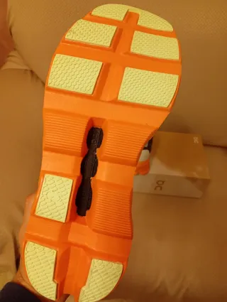 Scarpe On Running Cloumonster Grigio Arancione