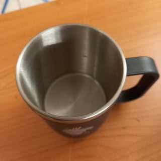 Tazza Andy Warhol Nera Alluminio