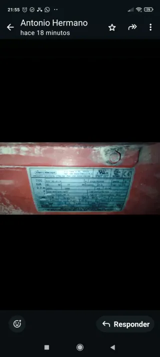 Generador 60KVA Motor John Deere