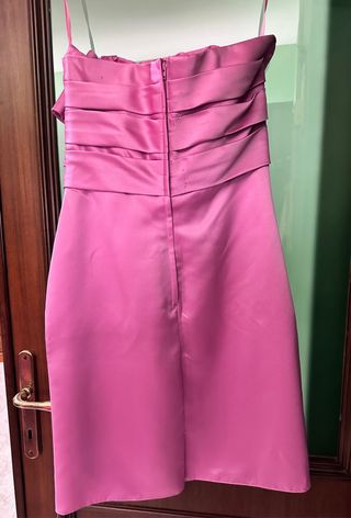 Abito sartoriale rosa shocking su misura