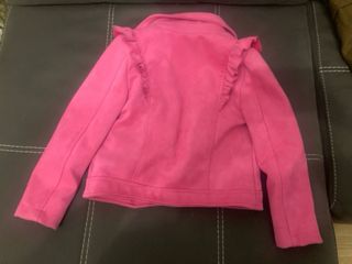 Chaqueta niña rosa volantes 6/7 años