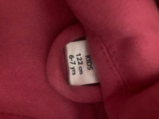 Chaqueta niña rosa volantes 6/7 años