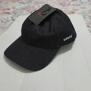 Berretto in Jeans Levi's Taglia Unica Nero