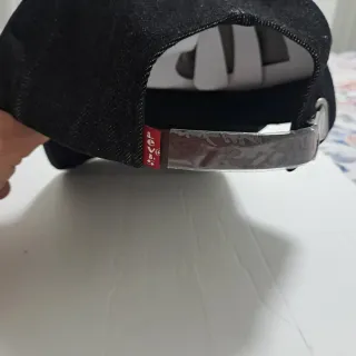 Berretto in Jeans Levi's Taglia Unica Nero