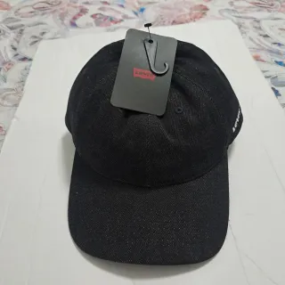 Berretto in Jeans Levi's Taglia Unica Nero