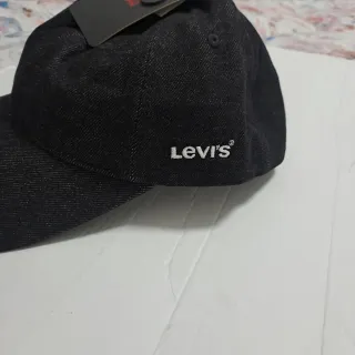 Berretto in Jeans Levi's Taglia Unica Nero