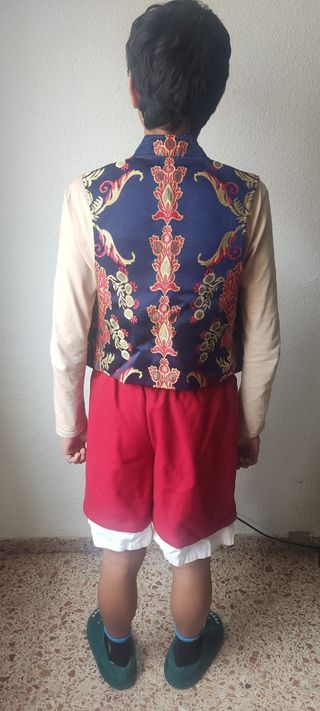 Chaleco Fallero Niño Azul y Rojo