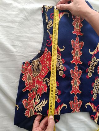 Chaleco Fallero Niño Azul y Rojo