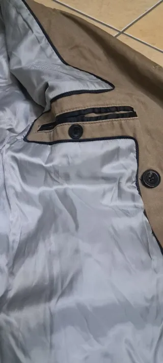 Zara Cappotto Uomo Beige