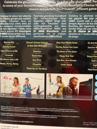 Lote Juegos PS4: ABBA, Just Dance 2020, Saber es P