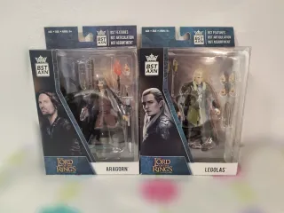 Figuras Aragorn y Legolas El Señor de los Anillos