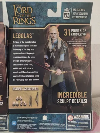 Figuras Aragorn y Legolas El Señor de los Anillos
