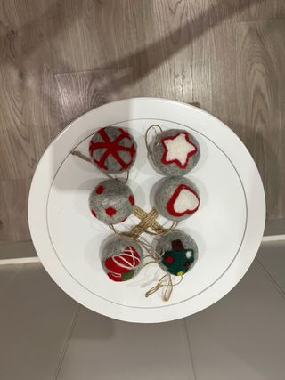 Bolas fieltro Zara Home (Navidad)