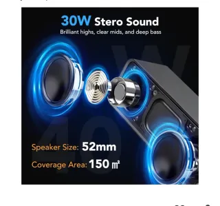 Altavoz Portátil con Luces LED