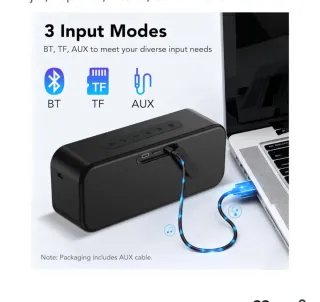 Altavoz Portátil con Luces LED