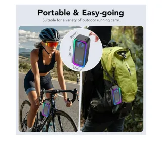 Altavoz Portátil con Luces LED