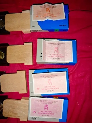 4 Monedas Oro Barcelona 92