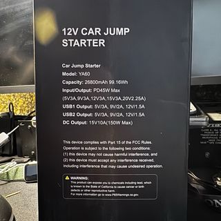 Arrancador Coche 6000A