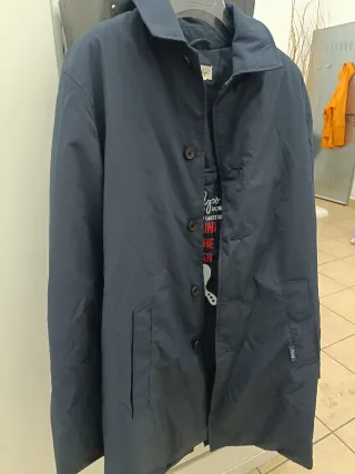 Gabardina Pulpo Hombre Azul