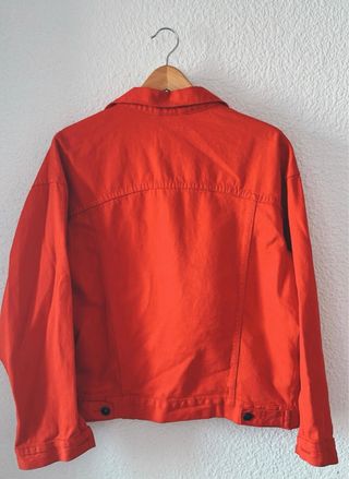 Chaqueta Vaquera Roja Pull&Bear